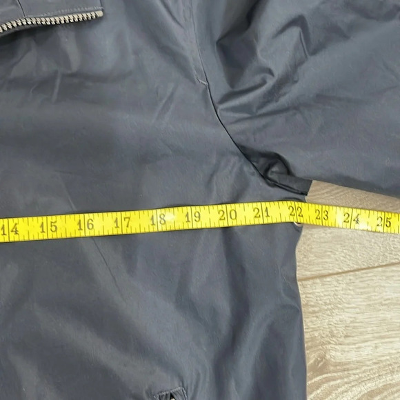 NWOT Van Heusen Lined Water Resistant Windbreaker Jacket Navy M - Picture 7 of 16